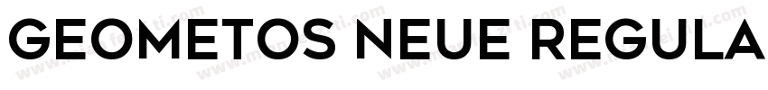 Geometos Neue Regula字体转换